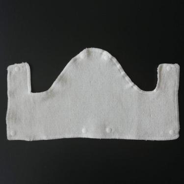 Imagem de Forro de algodão felpudo lavável para capacete, 9 peças, branco - NAEE