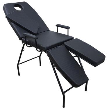 Imagem de Maca Bi-Perna Premium Com Orifício Preto Estrut Preta