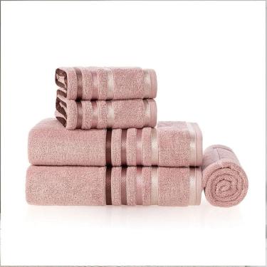 Imagem de Jogo Toalhas / Banho Em Algodão 5 Peças Lumina Karsten