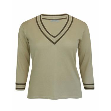 Imagem de Blusa 3/4 Pau a Pique Modal Creme