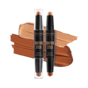 Imagem de Corretivo Facial Feminino: Contorno, Bronzer e Base Cremosa para Maqui