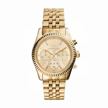 Imagem de Michael Kors Relógio feminino Lexington Quartz, Dourado