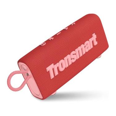 Imagem de Caixa Som Speaker Bluetooth Trip Red Portátil com Áudio Imersivo e Bateria de Longa Duração, Resistente à Água IPX7, Ideal para Viagem e Esporte