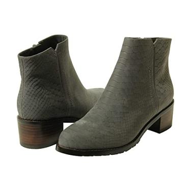 Imagem de VANELi Udette Bota feminina preta cano alto ocidental casual bico redondo com zíper, Mouse Nabit, 35