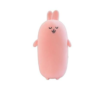 Imagem de Boneca de pelúcia de pelúcia Bunny, rosa longa, 50 cm para crianças e 