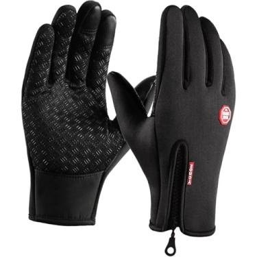 Imagem de Luva Touch para Moto, Ciclismo, Corrida e Caminhada - Luva Térmica com Forro Quente, Antiderrapante e Zíper Ajustável - Proteção Contra Vento e Humidade - UpShop