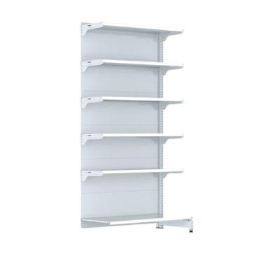 Imagem de Gondola Parede 202 FIT Farmacia Continu 6 Bd Branco Pe Branco - Amapá