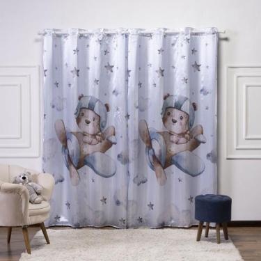 Imagem de Cortina Estampado Cetim Infantil 3.00.2.20 Decoração, Menino, Menina, 