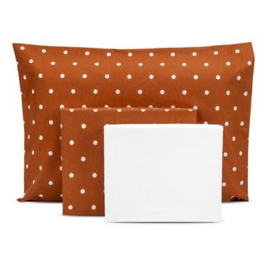 Imagem de Lençol Solteiro 4 Pçs Estampado Percal 180 Fios Bainha 2025 - Bem Me Q