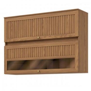 Imagem de Armário Aéreo 2 Portas Basculantes 1.20cm Requinte Henn Nature