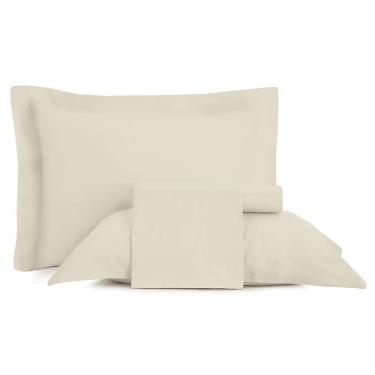 Imagem de Jogo de Cama King Altenburg Cetim 300 Fios Bege