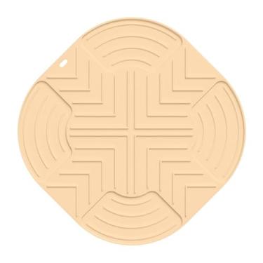 Imagem de Tapete de silicone multifuncional tamanho universal acessório para fritadeira a ar ninja FN101GY assadeiras (creme)