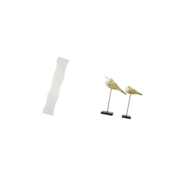 Imagem de Fenteer Abajur de Madeira em Formato de Pássaro, com Decoração Aconchegante para Sala de Estar E Quarto. Luminária de Chão Moderna com Ornamento em Forma de F