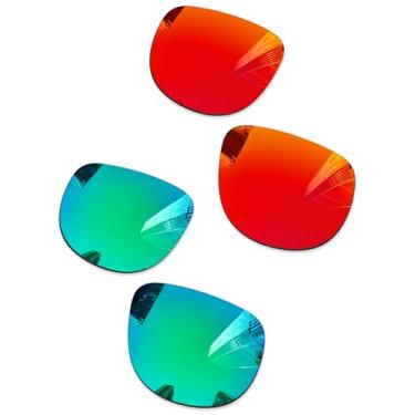 Imagem de Combine8 Lentes de reposição para óculos de sol RayBan RB4147 60 mm, Vermelho fogo + verde, 60 Millimeters