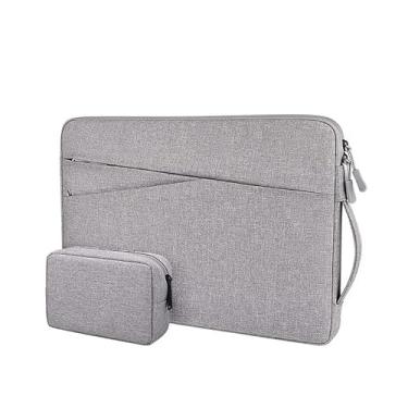 Imagem de Bolsa interna para book versão coreana fenina Huawei pro notebook bolsa para laptop 1345,6 polegadas Hemp grey (com bolsa pequena) 13,3 polegadas
