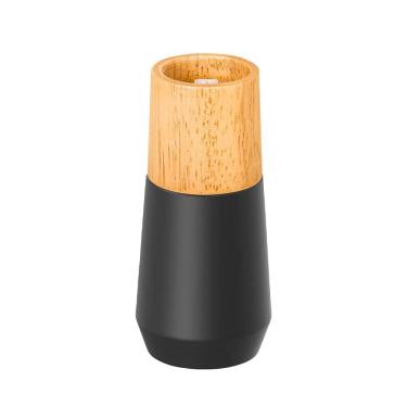 Imagem de Moedor de Sal e Pimenta Tramontina Realce em Madeira Seringueira de 12,7 cm Preto