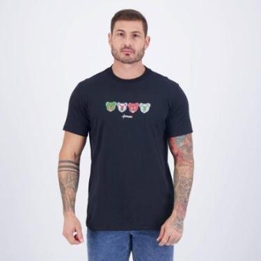 Imagem de Camiseta Approve Angry Bear Preta-Masculino