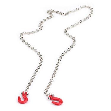 Imagem de Metal RC Trailer Ganchos de Reboque Acessórios de Corrente SCX10 D90 1:10 RC Rock Crawler Carro de Escalada