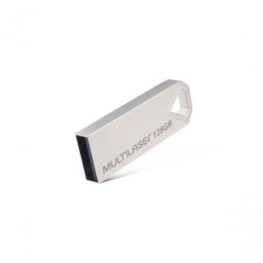 Imagem de Pen Drive Multilaser Diamond 128gb Usb 2.0 Metalico - Pd853