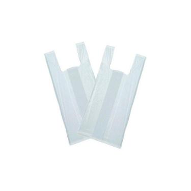 Imagem de Sacola Reciclada Branca Pacote Com 5kg 70x90