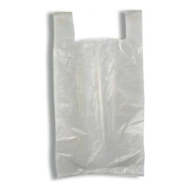 Imagem de Sacolas Plasticas Branca Reciclada Reforçada 50x70 5 Kg