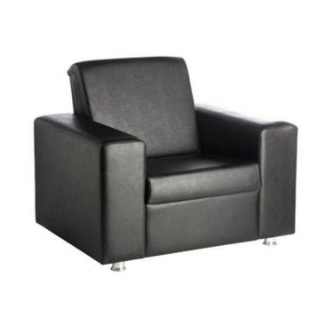 Imagem de Sofá Recepção De Escritório Linha Recepção Wave Preto