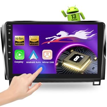 Imagem de Carplay estéreo automotivo sem fio para Toyota Sequoia 2008-2019/Tundra 2007-2013 com tela sensível ao toque de 10,1 polegadas, [Qualcomm 8-core 4+64GB] Android 13 rádio para carro Android Auto BT5.1