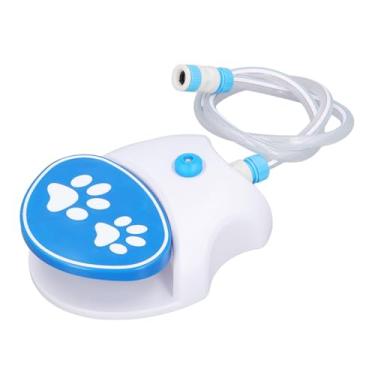 Imagem de Asixxsix Bebedouro para cães, dispensador de água automático, bebedouro ativado pela pata, divertido, com aspersor de água potável para cães, brinquedo com aspersor para ao ar livre