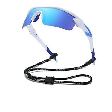 Imagem de 100 CLASSIC Óculos de sol esportivos polarizados TR90 armação inquebrável para homens mulheres corrida ciclismo pesca golfe beisebol TPH2C3