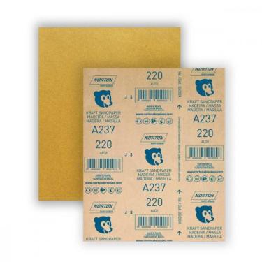 Imagem de Lixa Madeira Norton 220 A237 - Kit C/50