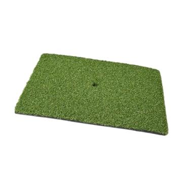 Imagem de Colaxi Tapete de treino de golfe em grama sintética para quintal, escritório ou garagem. Ideal para golfistas iniciantes, Grama Curta