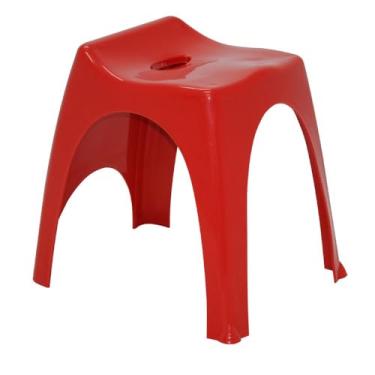 Imagem de Banqueta Plástico Enseada Vermelha 92425040 Tramontina
