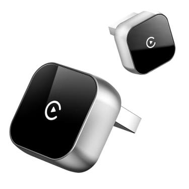 Imagem de TPSOJJY Adaptador automotivo 2 em 1 sem fio CarPlay e Android do Reino Unido, adaptador CarPlay sem fio atualizado 2025, converte sem esforço CarPlay com fio para carros a partir de 2016+ para iOS 10+