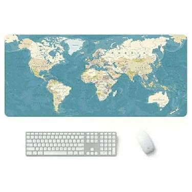 Imagem de Mouse Pad Gamer Vários Modelos Diversos Populares Pop (Mapa Mundi | 1971,90x55cm)