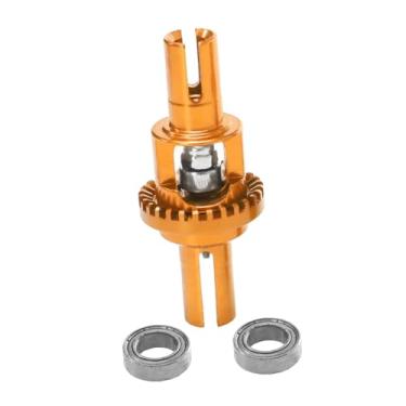 Imagem de oshhni Conjunto diferencial para carro RC 1:28, em liga de alumínio, peças de reposição para caminhões e modelos de carros RC da para Wltoys, Ouro