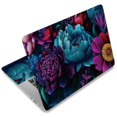 Imagem de SUPERDANT Fantasy Flowers Adesivo para Laptop Skin Decalque Peony Universal Laptops Notebook Skin Sticker 12 13 13.3 14 15 15.4 15.4 15.6 polegadas Vinil Laptop Capa Adesivos Removível Impermeável