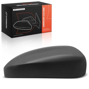 Imagem de A-Premium Tampa do espelho retrovisor do lado do passageiro - compatível com Hyundai Tucson 2016 2017 2018 2019 2020 2021 - preto liso, sem furo de seta