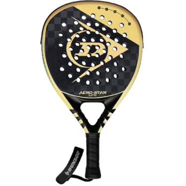 Imagem de Dunlop Raquete esportiva Aerostar Lite Padel, preto/dourado