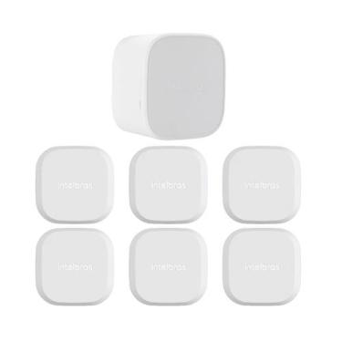 Imagem de Kit 7 Caixas de Passagem Plástica Câmeras Bullet/Dome Interno VBOX 100