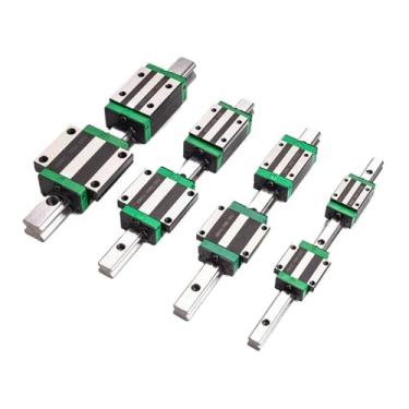 Imagem de S25HH0 Guia linear HGR20 20 mm 300 400 500 600 700 800 mm Qualquer comprimento com bloco de peças CNC HGH20CA HGW20CC Router CNC (4 HGH20CA e 2 trilhos, 600 mm)