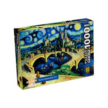 Imagem de Mini Quebra-cabeça 1000 peças Noite Estrelada 2.0 - Grow
