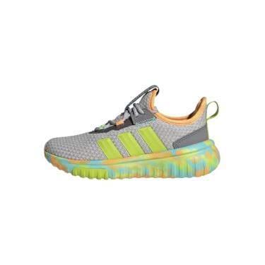 Imagem de adidas Tênis infantil Kaptir 4.0, Cinza/Geleca solar/Flash Aqua, 15