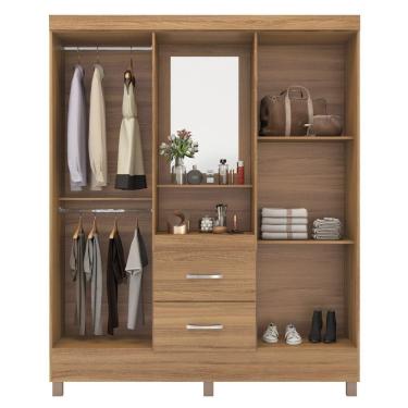 Imagem de Guarda Roupa Capelinha 4 Portas 2 Gavetas Lord D02 Amendola Touch - Mpozenato