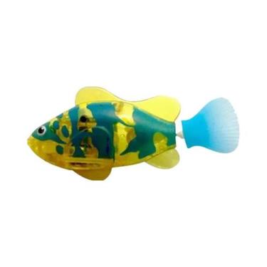 Imagem de Brinquedo Interativo Indutivo Para Gatos LED, Peixe Robô Nadador, Peix