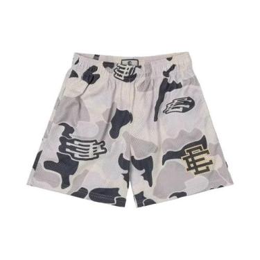 Imagem de Bermuda Casual De Verão Para Homens Em Malha Respirável Eric Emanuel P