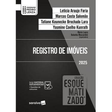 Imagem de Livro - Registro de Imóveis - Coleção Esquematizado - 1ª Edição 2025