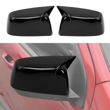 Imagem de CheroCar Tampa do espelho retrovisor, tampa do espelho retrovisor, lado esquerdo, direito, tampa superior do espelho adequado para Chevrolet Colorado GMC Canyon Trailblazer 2014-2022, acessórios