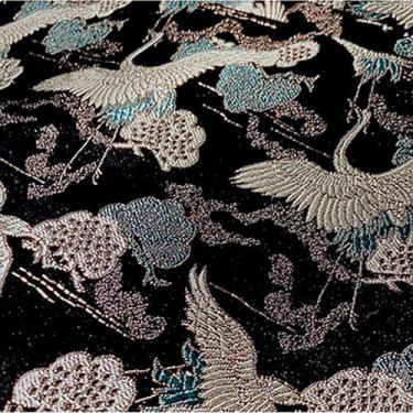 Imagem de JUANJUAN Tecido brocado por jarda, 75 cm para bricolage, artesanato, brilho luxuoso, vestido de casamento drapeado leve e nítido, fantasias, moda, SE (tamanho: 1 m/39,3 polegadas, cor: 03 - preto)