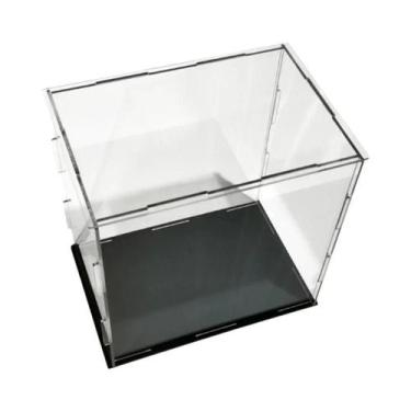 Imagem de Caixa De Exibição De Acrílico Transparente Para Blocos De Montar, Bone