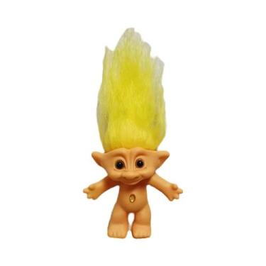 Imagem de Bonecos Vintage Coloridos De Cabelo Trolls 6pcs Figuras De Ação De Ani